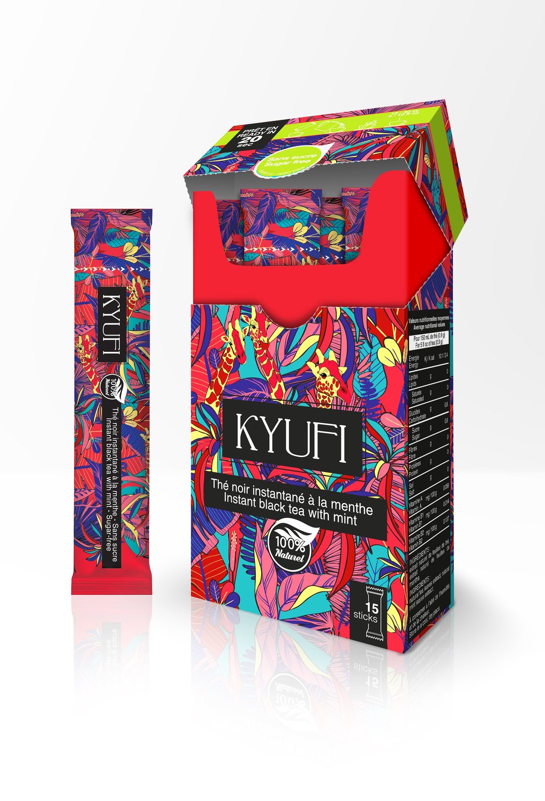 Instant Mint Black Tea – Sugar Free 2